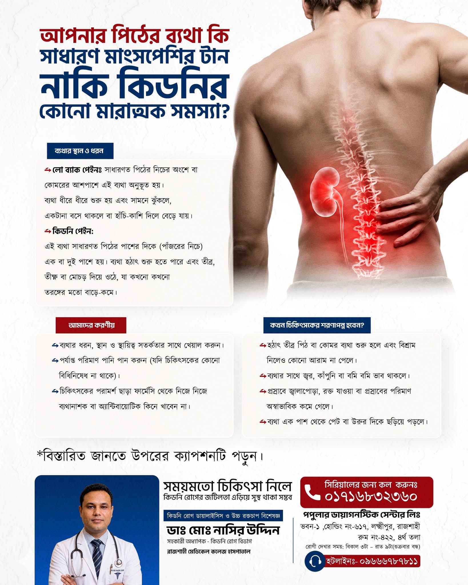 Kidney Health Tip #3 — Dr. Md. Nasir Uddin